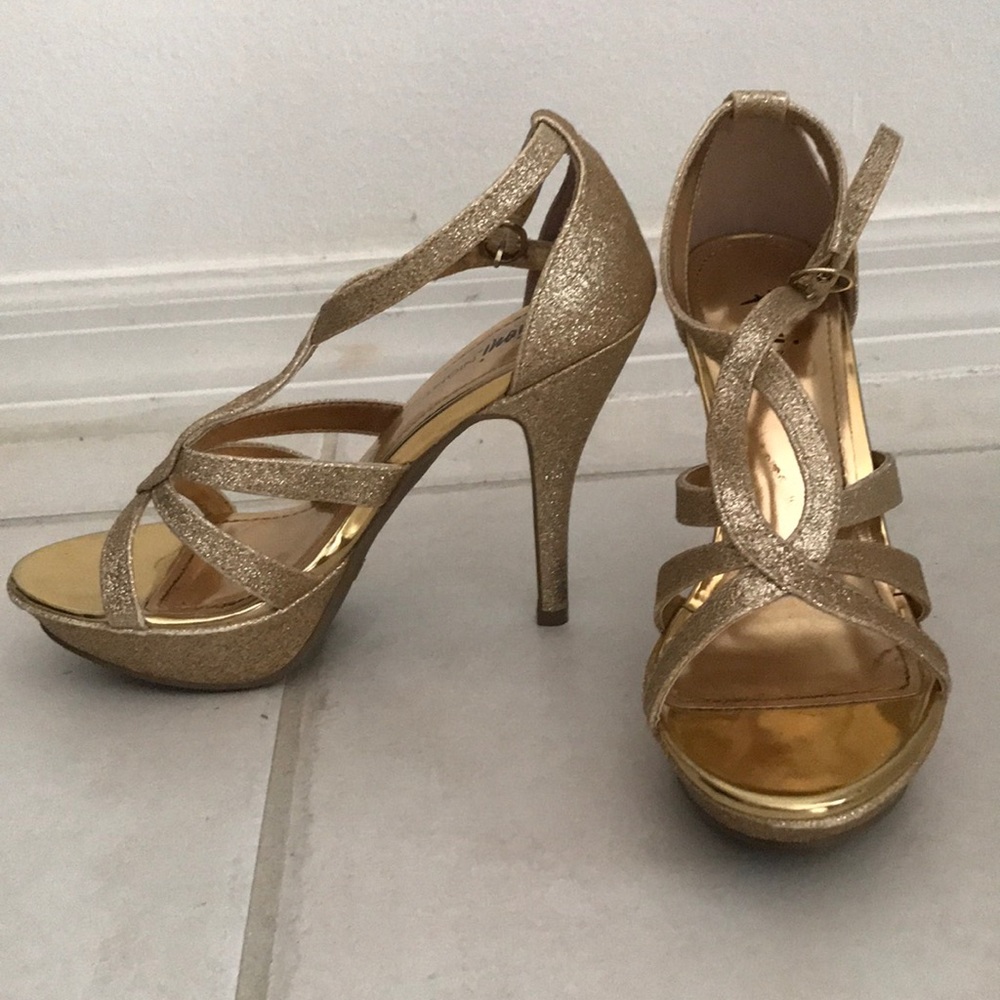 Gold heels